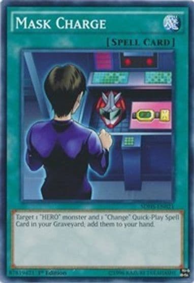 Mask Charge Structure Deck: HERO Strike Yu-Gi-Oh! card