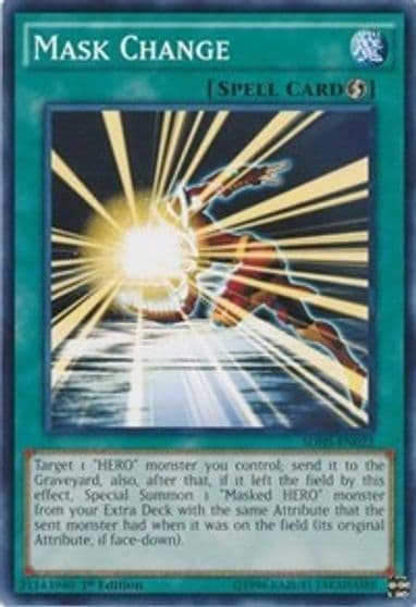 Mask Change Structure Deck: HERO Strike Yu-Gi-Oh! card
