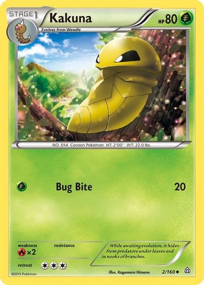 Kakuna XY - Primal Clash Pokemon card