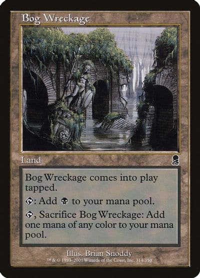Bog Wreckage Odyssey Magic card