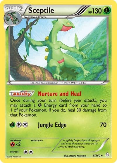 Sceptile XY - Primal Clash Pokemon card