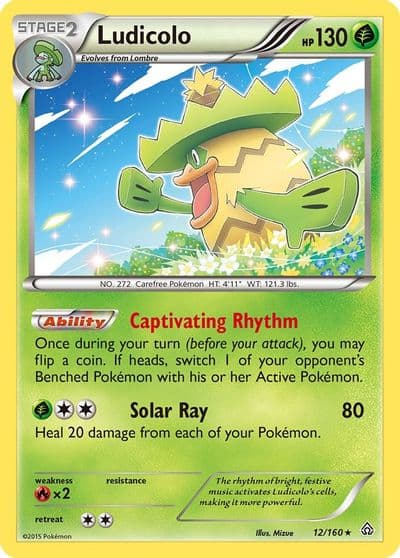 Ludicolo XY - Primal Clash Pokemon card