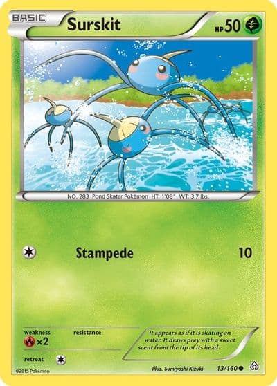 Surskit XY - Primal Clash Pokemon card