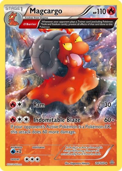Magcargo (Omega) XY - Primal Clash Pokemon card
