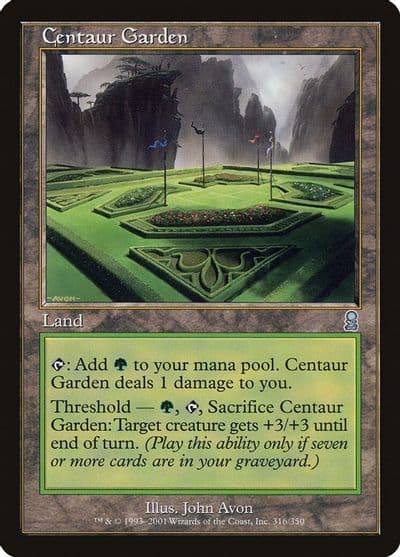 Centaur Garden Odyssey Magic card