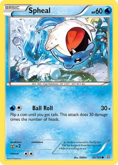 Spheal (45) XY - Primal Clash Pokemon card