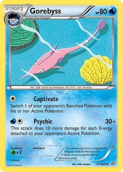 Gorebyss XY - Primal Clash Pokemon card