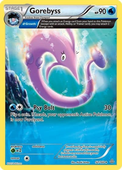 Gorebyss (Alpha) XY - Primal Clash Pokemon card