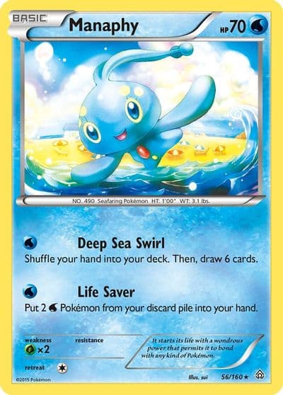 Manaphy XY - Primal Clash Pokemon card
