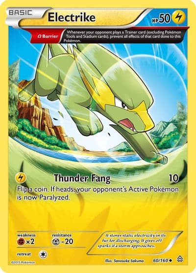 Electrike (Omega) XY - Primal Clash Pokemon card