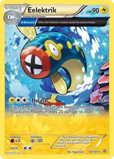 Eelektrik (Alpha) XY - Primal Clash Pokemon card