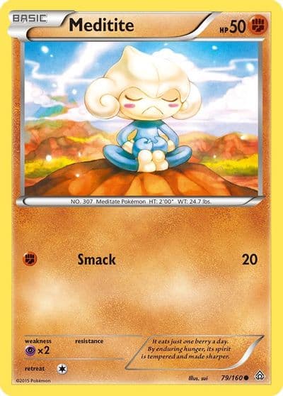 Meditite XY - Primal Clash Pokemon card