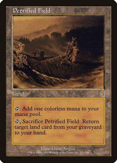 Petrified Field Odyssey Magic card