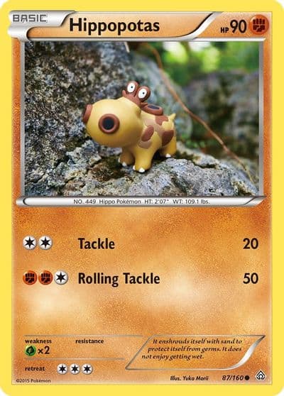 Hippopotas XY - Primal Clash Pokemon card