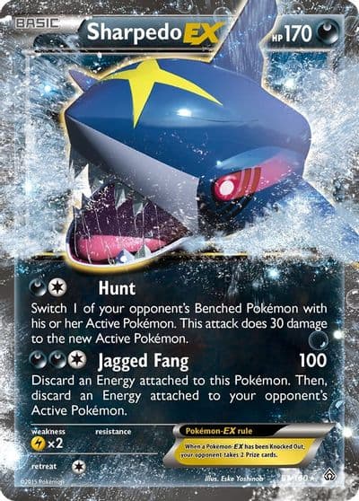 Sharpedo EX XY - Primal Clash Pokemon card
