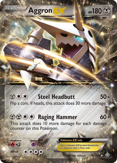 Aggron EX XY - Primal Clash Pokemon card