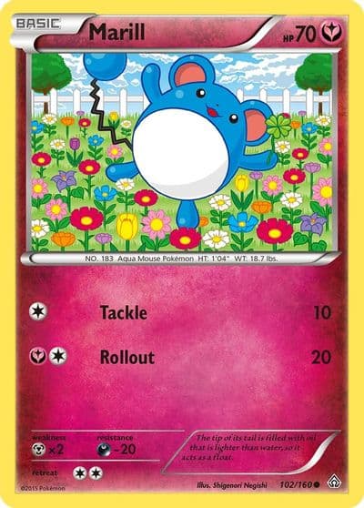 Marill XY - Primal Clash Pokemon card