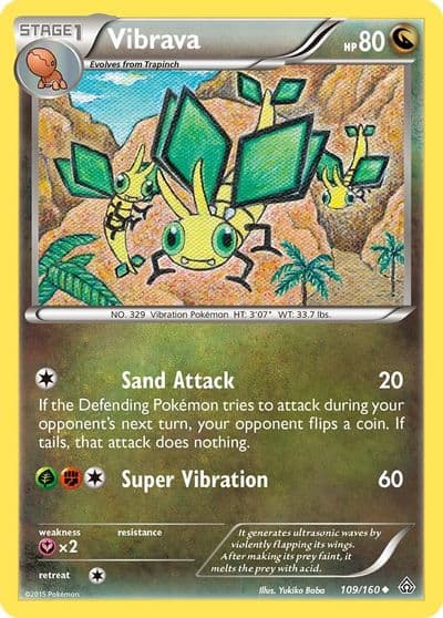 Vibrava XY - Primal Clash Pokemon card