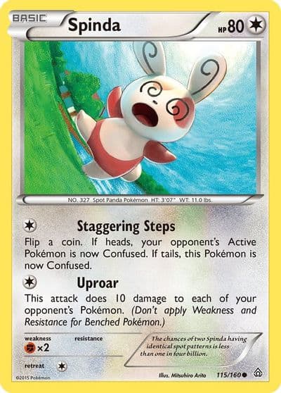 Spinda XY - Primal Clash Pokemon card