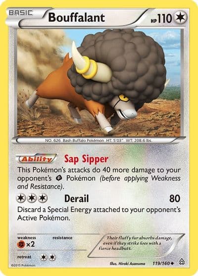 Bouffalant XY - Primal Clash Pokemon card