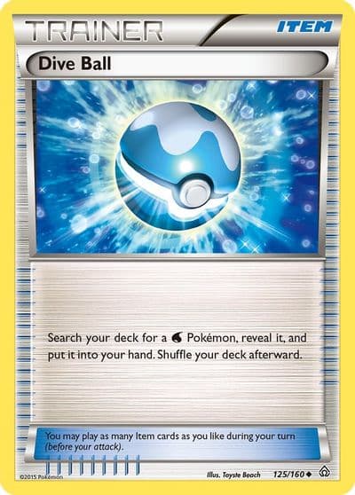 Dive Ball XY - Primal Clash Pokemon card