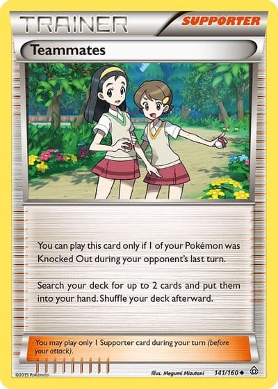Teammates XY - Primal Clash Pokemon card