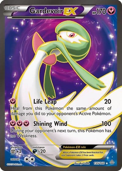Gardevoir EX (155 Full Art) XY - Primal Clash Pokemon card
