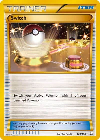 Switch (163 Secret Rare) XY - Primal Clash Pokemon card