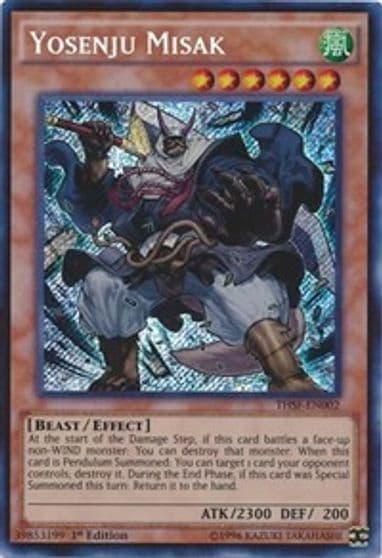 Yosenju Misak The Secret Forces Yu-Gi-Oh! card