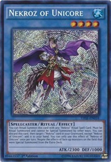 Nekroz of Unicore The Secret Forces Yu-Gi-Oh! card