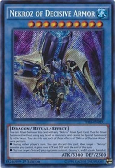 Nekroz of Decisive Armor The Secret Forces Yu-Gi-Oh! card