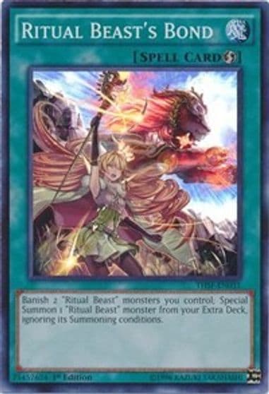 Ritual Beasts Bond The Secret Forces Yu-Gi-Oh! card