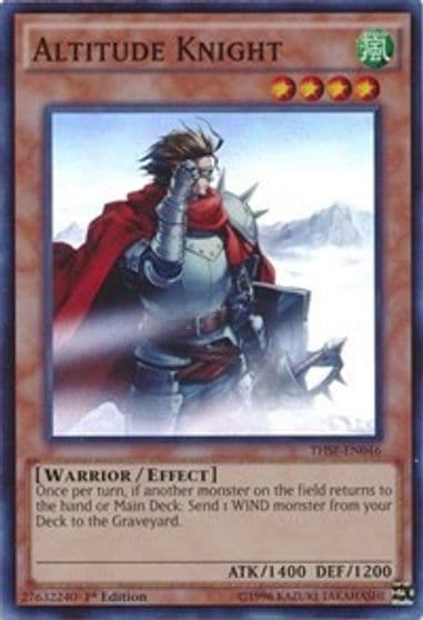Altitude Knight The Secret Forces Yu-Gi-Oh! card