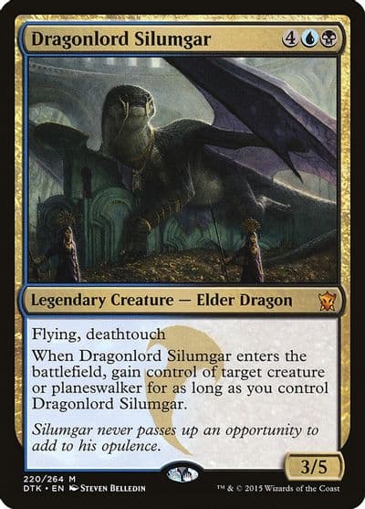 Dragonlord Silumgar Dragons of Tarkir Magic card