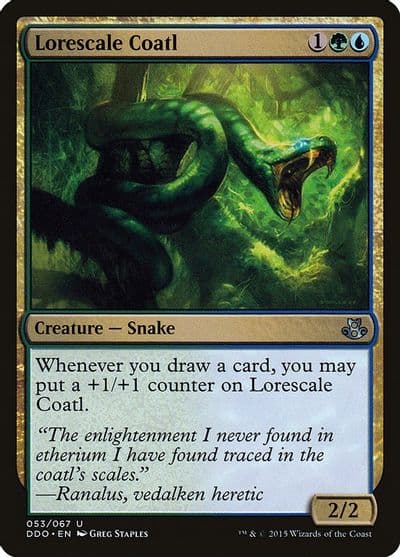 Lorescale Coatl Duel Decks: Elspeth vs. Kiora Magic card