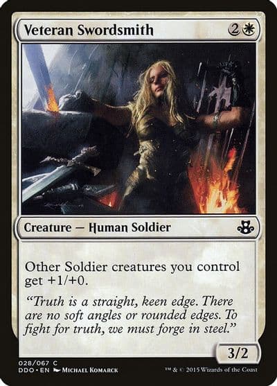 Veteran Swordsmith Duel Decks: Elspeth vs. Kiora Magic card