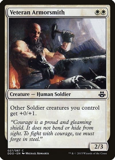 Veteran Armorsmith Duel Decks: Elspeth vs. Kiora Magic card