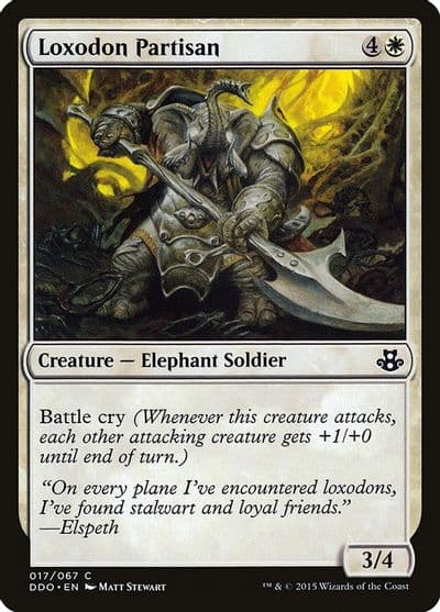 Loxodon Partisan Duel Decks: Elspeth vs. Kiora Magic card