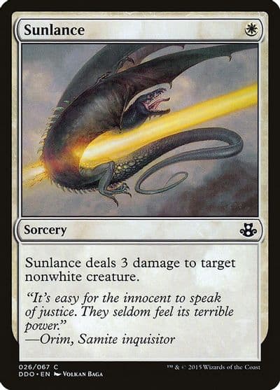 Sunlance Duel Decks: Elspeth vs. Kiora Magic card