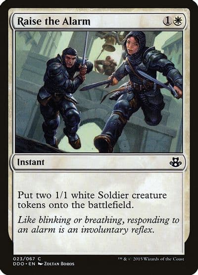 Raise the Alarm Duel Decks: Elspeth vs. Kiora Magic card