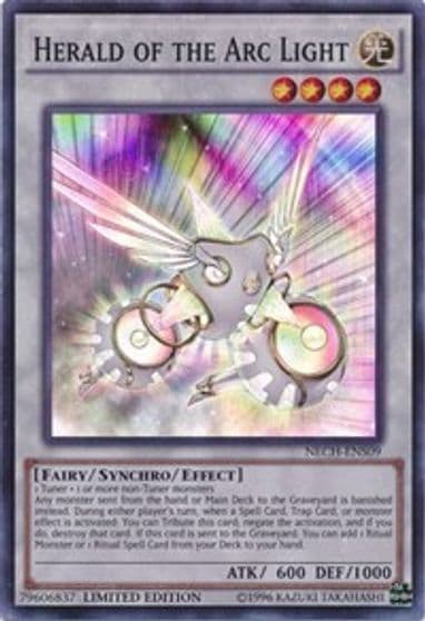 Herald of the Arc Light SE The New Challengers Yu-Gi-Oh! card