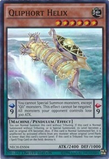 Qliphort Helix SE The New Challengers Yu-Gi-Oh! card