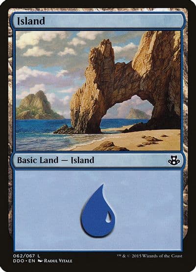 Island 062 Duel Decks: Elspeth vs. Kiora Magic card