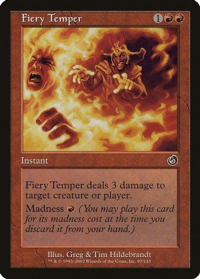 Fiery Temper Torment Magic card