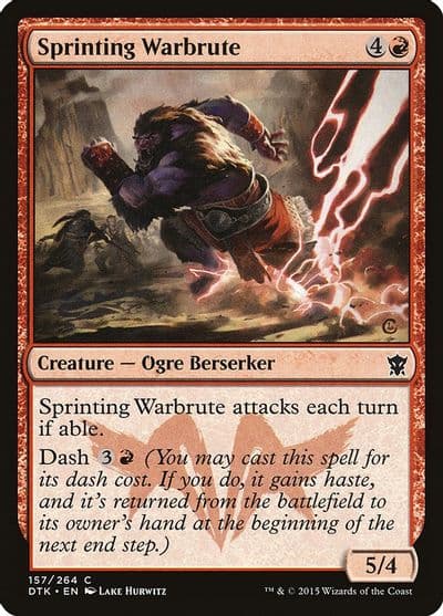 Sprinting Warbrute Dragons of Tarkir Magic card