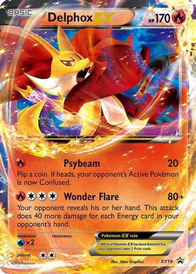 Delphox EX - XY19 XY Promos Pokemon card