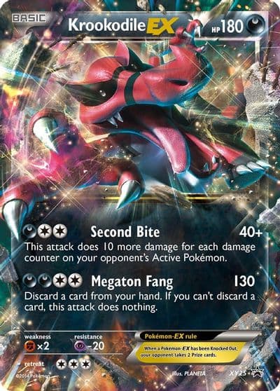 Krookodile EX - XY25 XY Promos Pokemon card