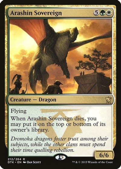Arashin Sovereign Dragons of Tarkir Magic card