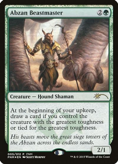 Abzan Beastmaster FNM Promos Magic card