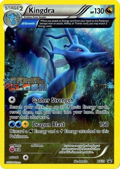 Kingdra - XY39 (Prerelease) [Staff] XY Promos Pokemon card